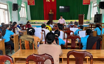 Tập huấn cán bộ kiêm nhiệm, phối hợp thực hiện tín dụng Chính sách xã hội Lắk năm 2026